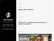 Tablet Screenshot of luizyassuda.com